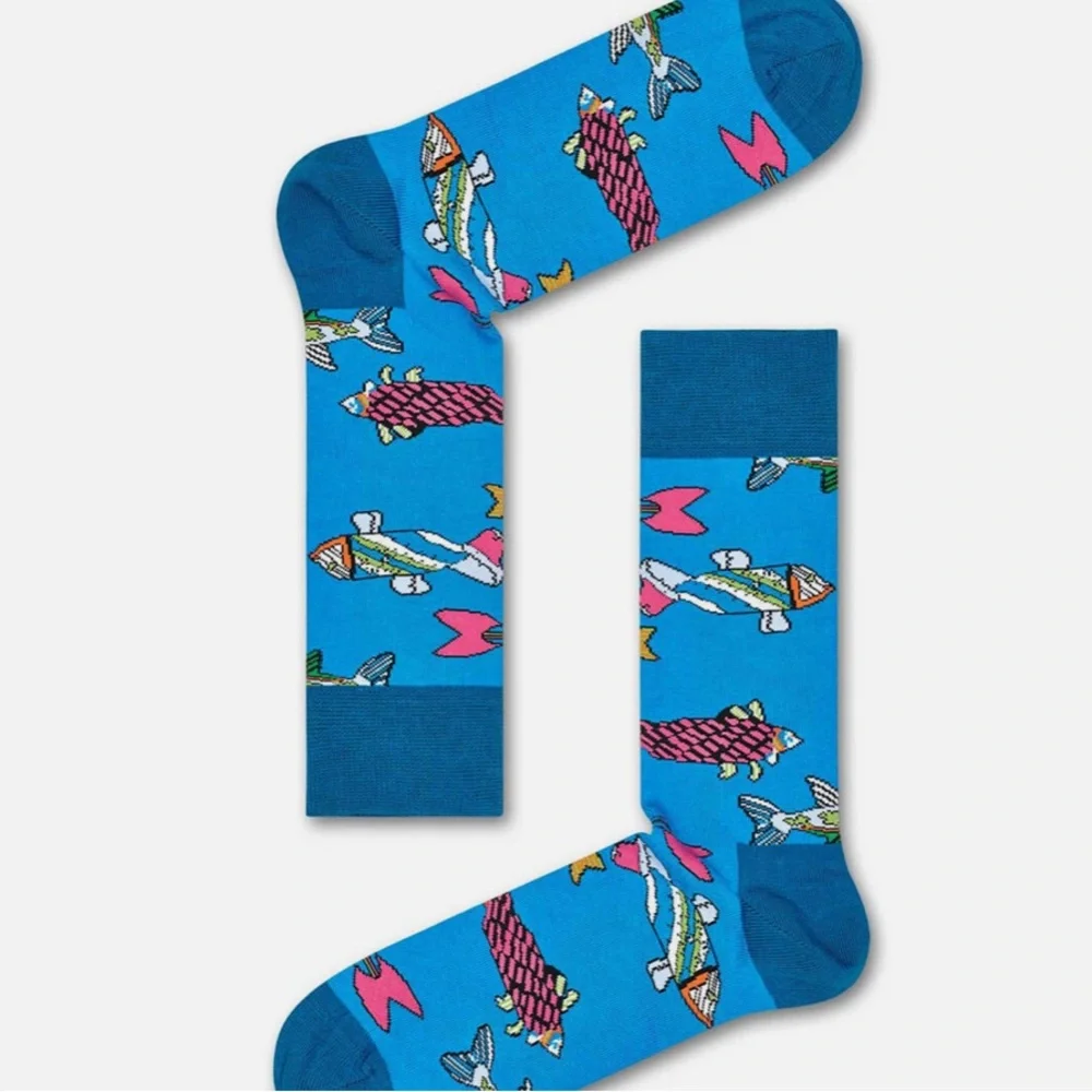 NWT Happy Socks The Beatles Limited Edition 50th anniversary cotton 3 pack socks